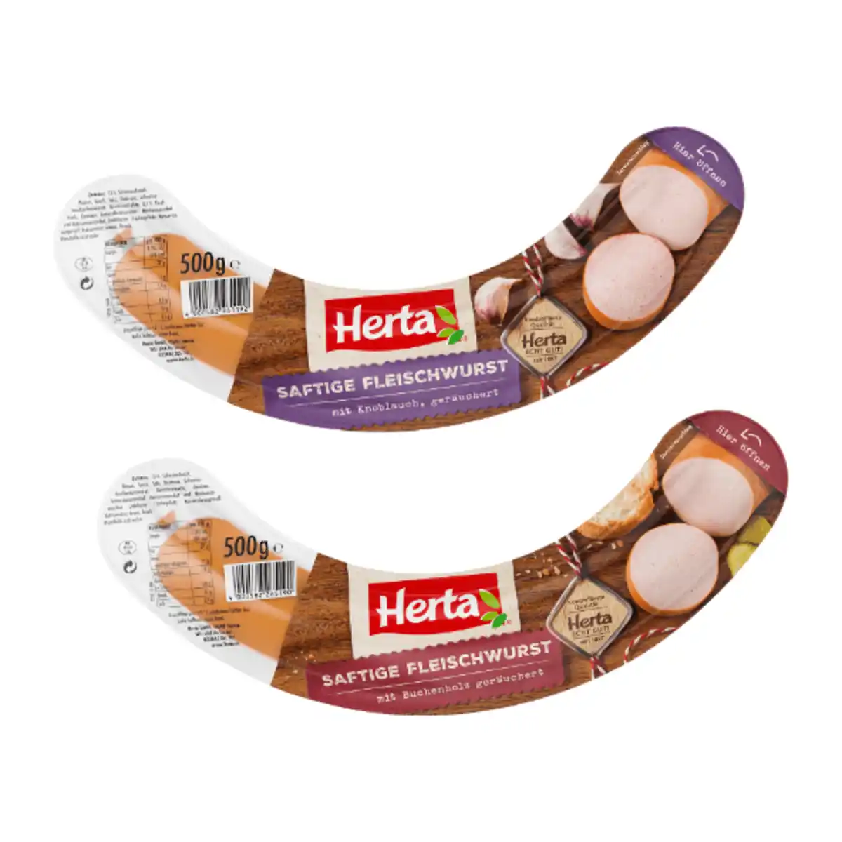 Bild 1 von HERTA Fleischwurst 500g