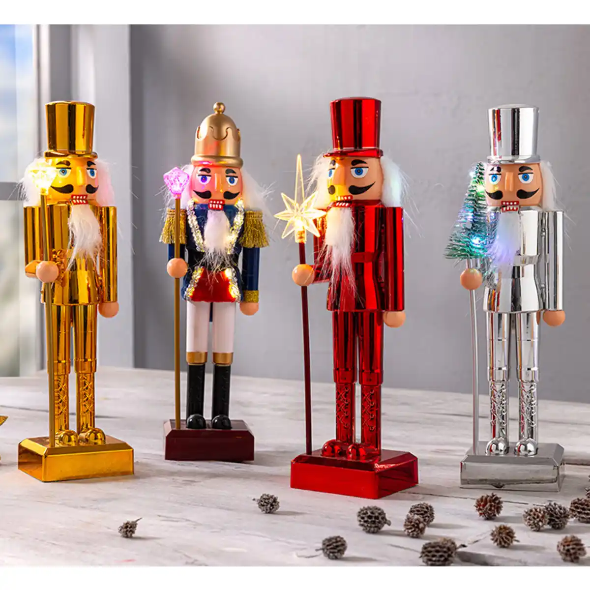 Bild 1 von I-Glow LED-Deko-Nussknacker