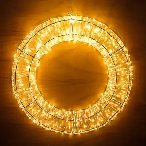 I-Glow LED-Weihnachtskranz oder Stern