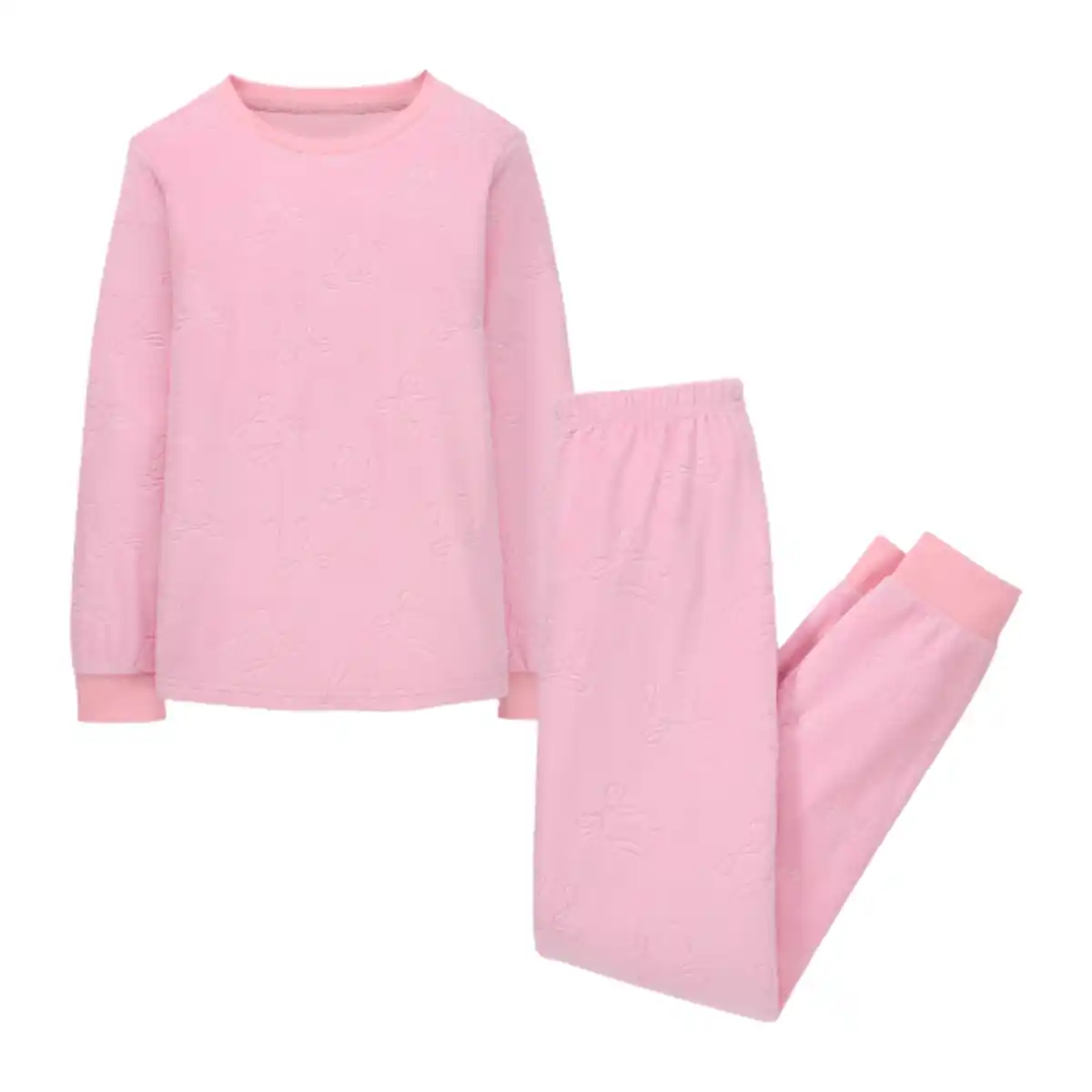 Bild 2 von L&D Velours-Kinder-Pyjama
