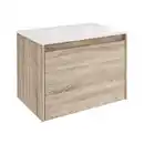 Bild 1 von FACKELMANN Waschplatz-Set »Compact Line«, BxHxT: 710 x 515 x 465 mm, Sonoma-Eiche