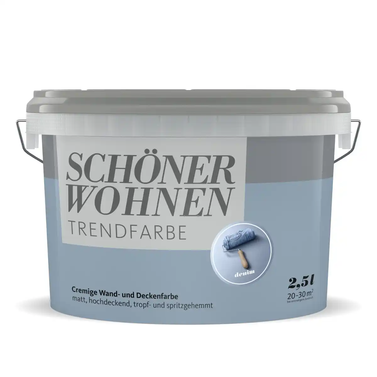 Bild 1 von SCHÖNER WOHNEN FARBE Innenfarbe »Trendfarbe«, Denim, matt