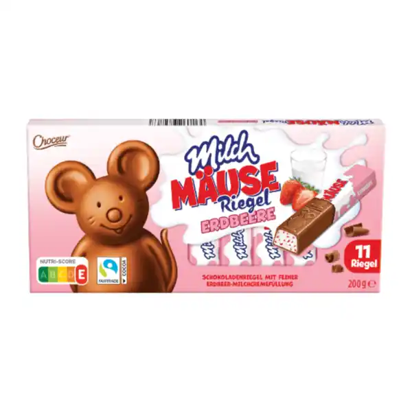 Bild 3 von CHOCEUR Milchmäuse-Riegel 200g