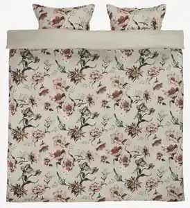 Satin-Bettwäsche ESTHER 200x220 natur