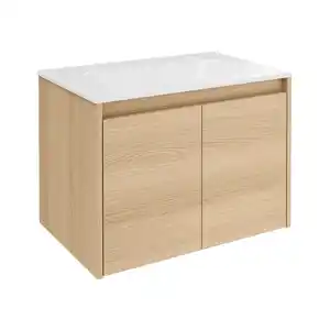 FACKELMANN Waschplatz-Set »Compact Line«, BxHxT: 710 x 515 x 465 mm, Lindberg-Eiche