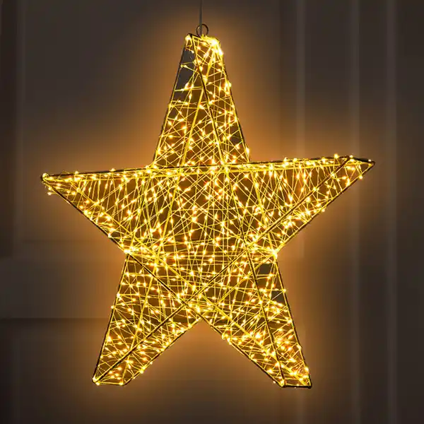 Bild 2 von I-Glow LED-Weihnachtskranz oder Stern