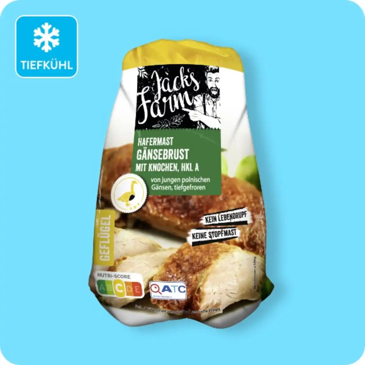 Bild 1 von JACK’S FARM Hafermastgänsebrust mit Knochen, Verschiedene Gewichte