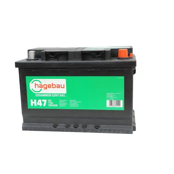 Bild 1 von hagebau Starterbatterie, SLI 77AH/780, 12V