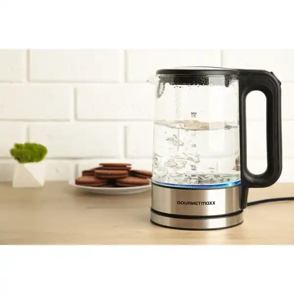 Bild 2 von Glas-Wasserkocher, 1,7 l, 2200 W, mit Antikalk-Filter