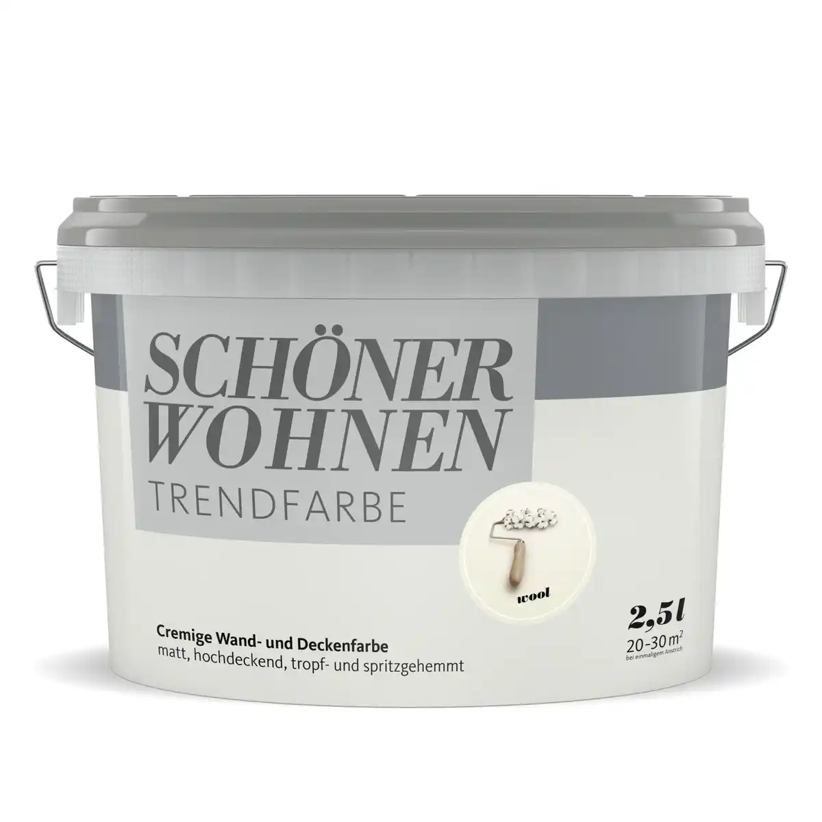 Bild 1 von SCHÖNER WOHNEN FARBE Dispersionsfarbe »Trendfarbe«, Wool, matt
