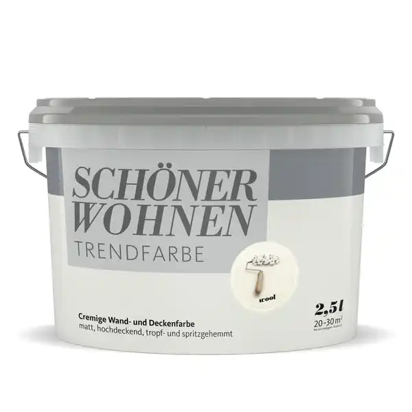 Bild 1 von SCHÖNER WOHNEN FARBE Dispersionsfarbe »Trendfarbe«, Wool, matt