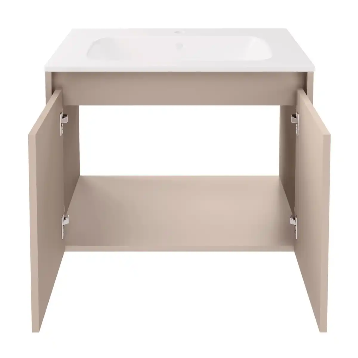 Bild 2 von FACKELMANN Waschplatz-Set »Compact Line«, BxHxT: 710 x 515 x 465 mm, Kaschmir grau