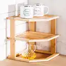 Bild 1 von Casa Royale Bambus-Eck-Küchenregal