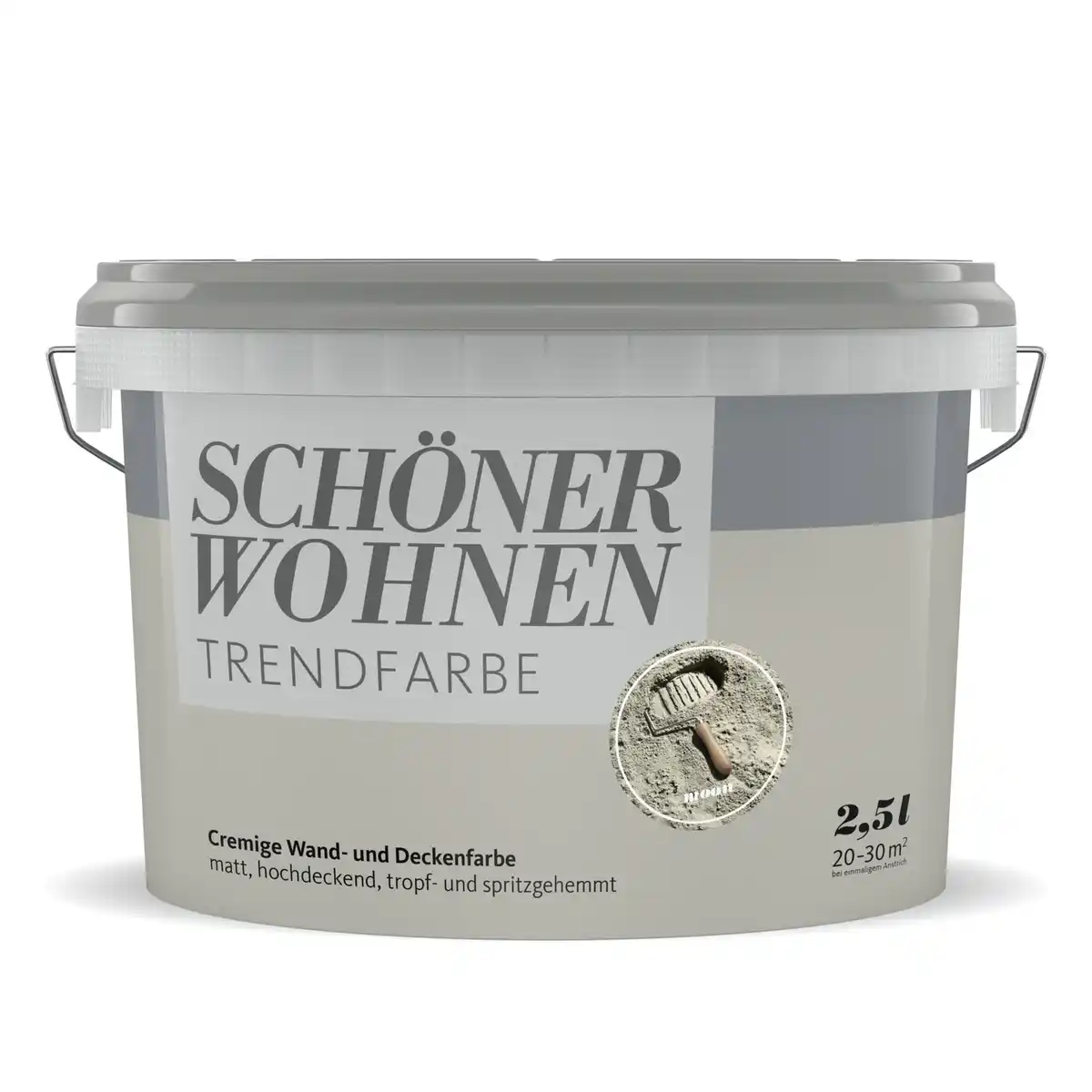 Bild 1 von SCHÖNER WOHNEN FARBE Dispersionsfarbe »Trendfarbe«, Moon, matt