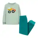 Bild 4 von LILY & DAN Velours-Kleinkinder-Pyjama