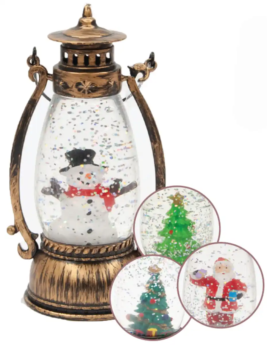 Bild 1 von LED Laterne 1 LED Weihnachtsgeschenk 8x6,5x14cm