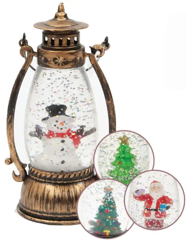 Bild 1 von LED Laterne 1 LED Weihnachtsgeschenk 8x6,5x14cm