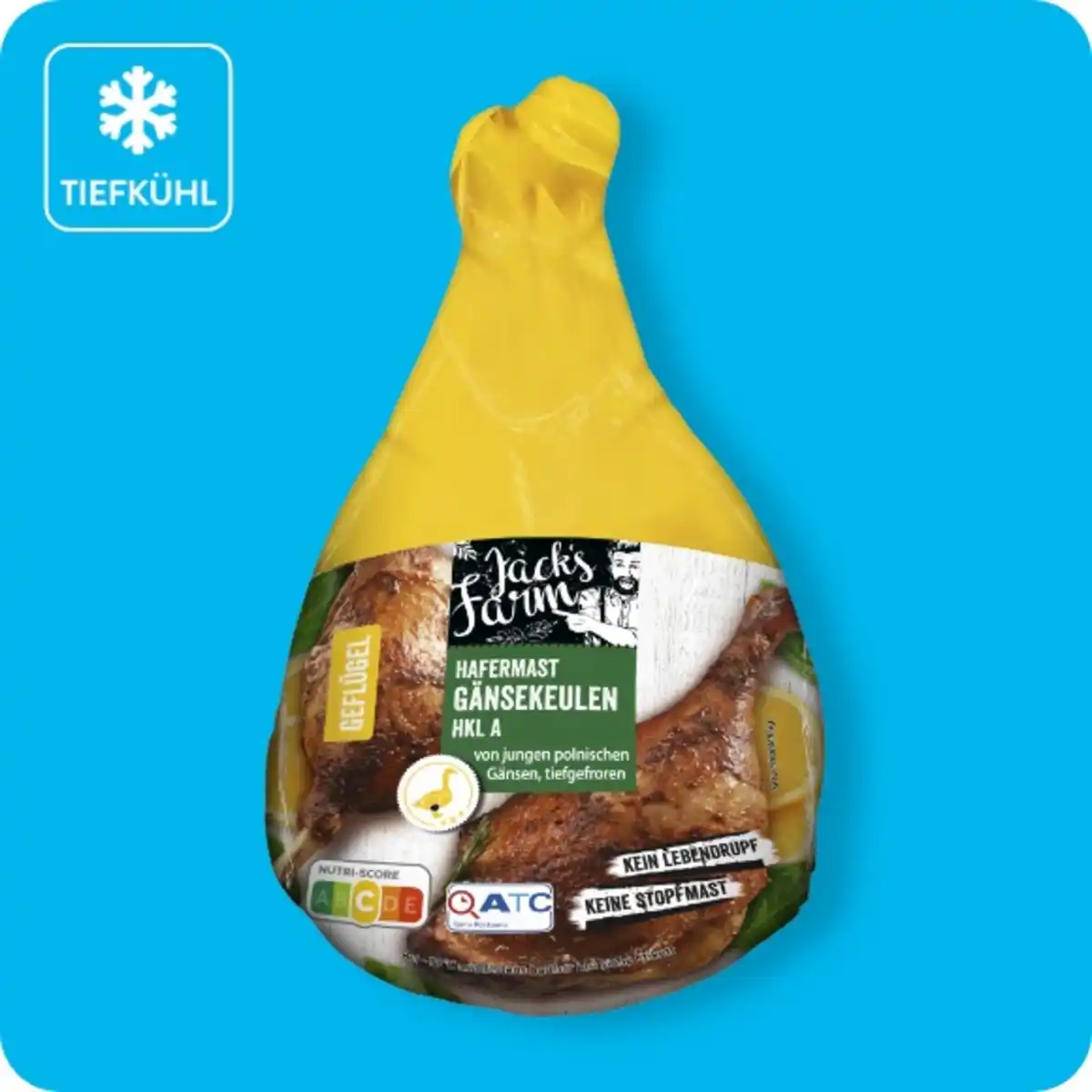 Bild 1 von JACK’S FARM Hafermastgänsekeulen, HKL A