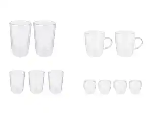 SILVERCREST® Isolierglas doppelwandig, handgefertigt und mundgeblasen