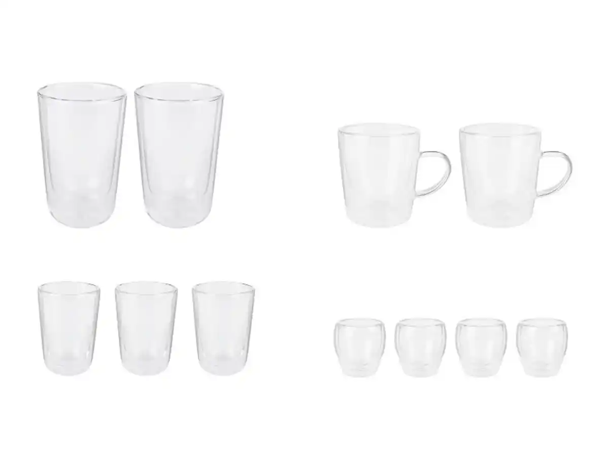 Bild 1 von SILVERCREST® Isolierglas doppelwandig, handgefertigt und mundgeblasen