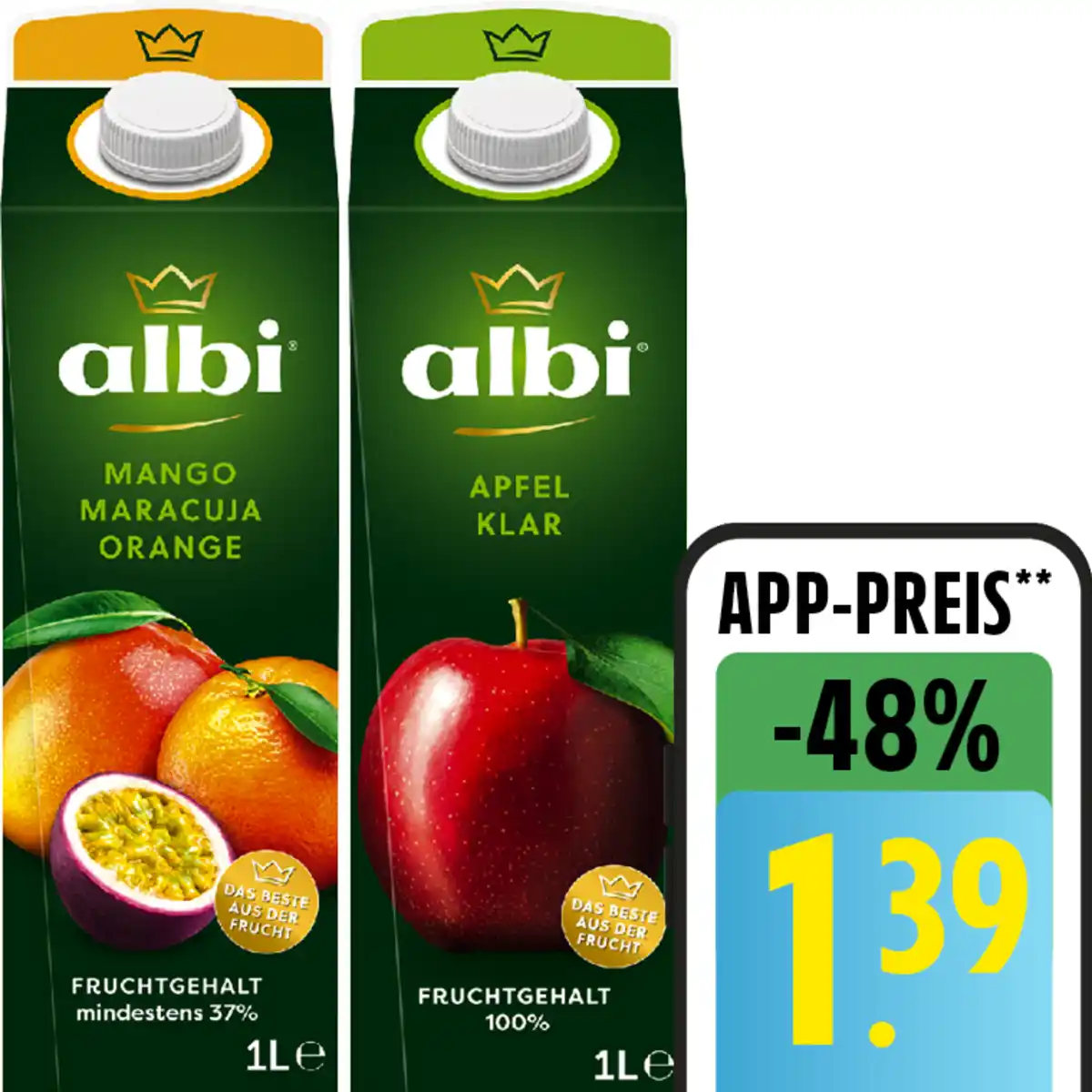 Bild 1 von albi Fruchtsaft oder Nektar