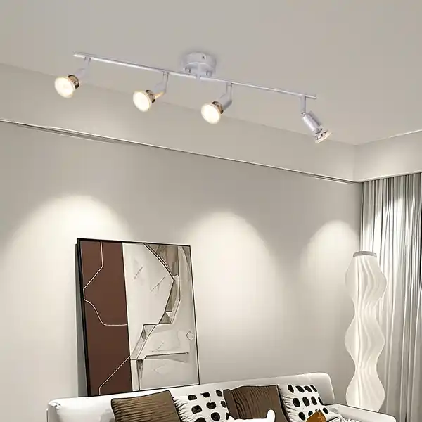 Bild 1 von CASAYA Spotstrahler »Silbra«, 4-flammig, GU10, ohne Leuchtmittel, Metall, silbergrau