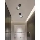 Bild 2 von CASAYA Spotstrahler »Glava«, 1-flammig, E14, ohne Leuchtmittel, Metall/Rauchglas, matt-schwarz