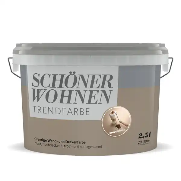 Bild 1 von SCHÖNER WOHNEN FARBE Dispersionsfarbe »Trendfarbe«, Macchiato, matt