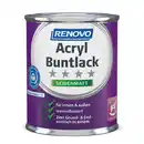 Bild 1 von RENOVO Acryl-Buntlack, weinrot RAL 3005, seidenmatt, 125ml