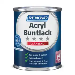 RENOVO Acryl-Buntlack, himmelblau RAL 5015, glänzend, 125ml