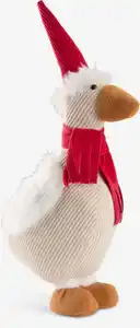 Gans VILI H48cm off-white/rot