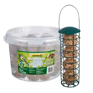Gartenkrone Meisenknödel, 35 Stk., mit Spender