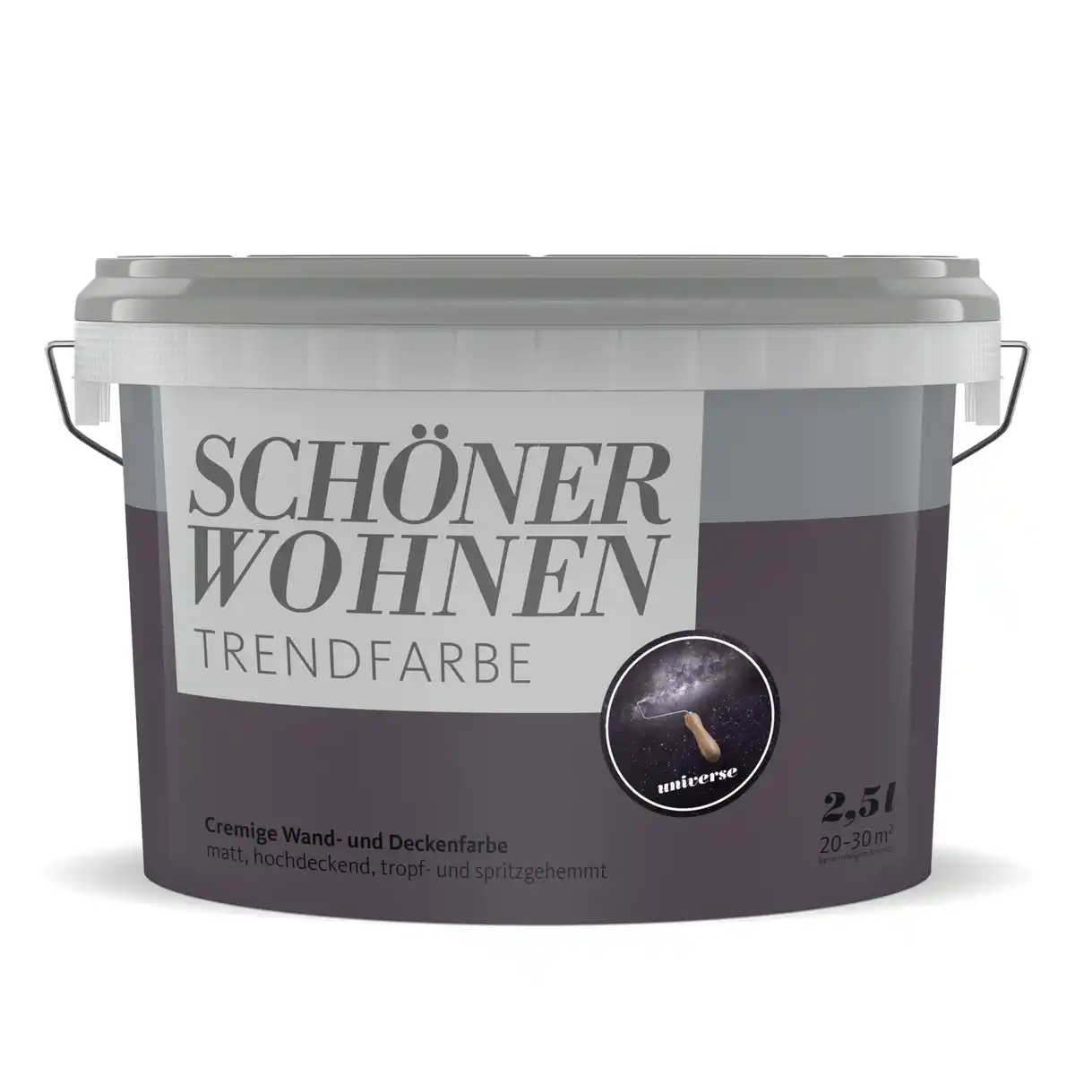 Bild 1 von SCHÖNER WOHNEN FARBE Dispersionsfarbe »Trendfarbe«, Universe, matt, 2,5 l
