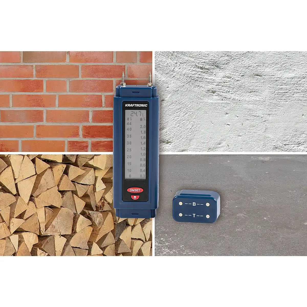 Bild 4 von KRAFTRONIC Feuchtigkeitsmesser, für Holz- und Baufeuchte