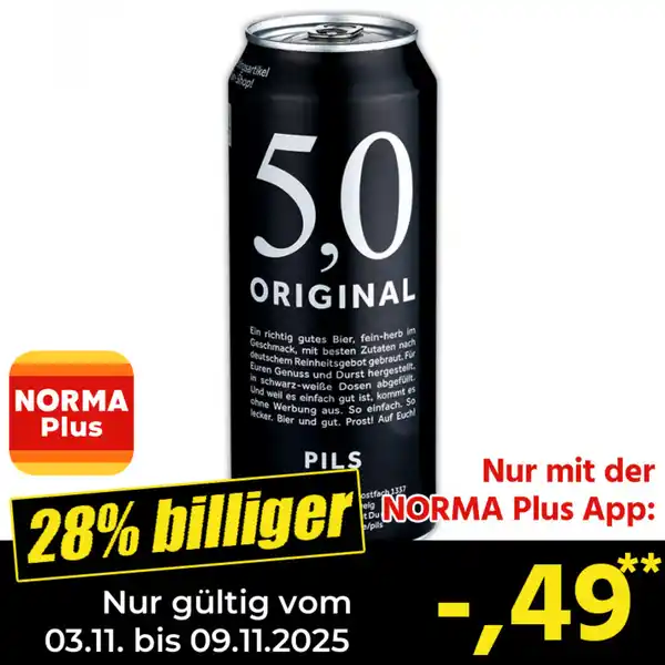 Bild 1 von 5,0 Original Pils