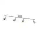 Bild 2 von CASAYA Spotstrahler »Silbra«, 4-flammig, GU10, ohne Leuchtmittel, Metall, silbergrau