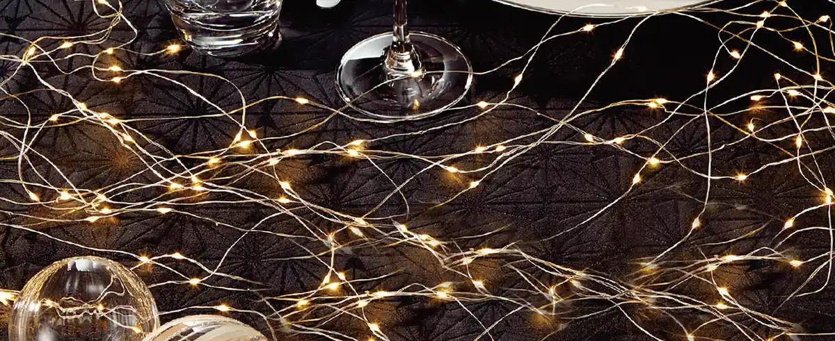 Bild 1 von Kupferdraht Lichterbündel 1,90m 200LED ww Timer