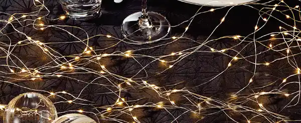 Bild 1 von Kupferdraht Lichterbündel 1,90m 200LED ww Timer