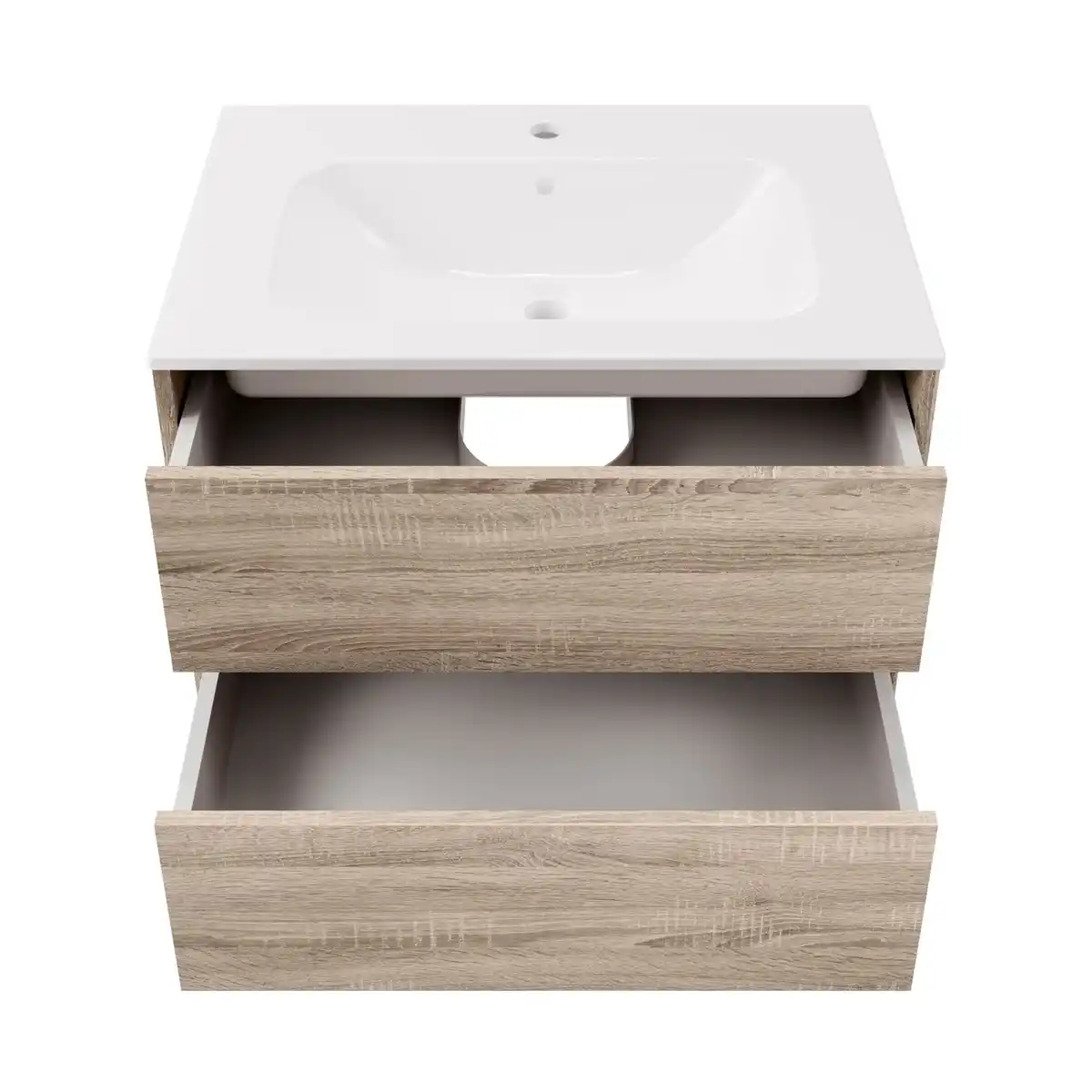 Bild 2 von FACKELMANN Waschplatz-Set »Compact Line«, BxHxT: 710 x 515 x 465 mm, Sonoma-Eiche