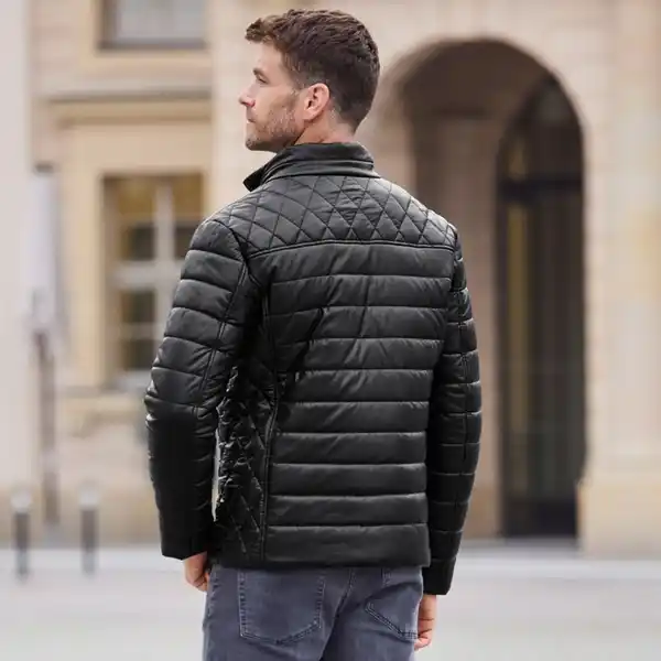 Bild 4 von Herren-Jacke in Kunstleder-Optik