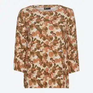 Damen-Langarmshirt mit Rundhalsausschnitt