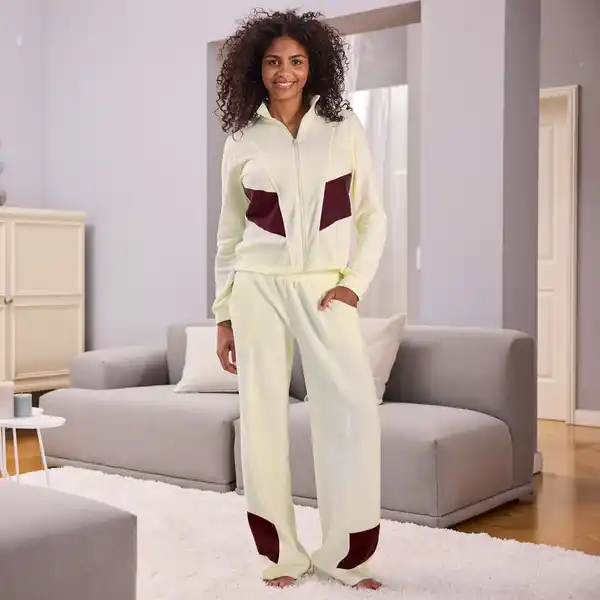 Bild 1 von Damen-Homewear-Sweatpant mit Colorblock-Design