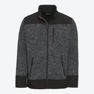 Herren-Fleecejacke mit Kapuze