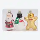 Bild 3 von Weihnachtsbaum-Anhänger-Figuren, 3er-Set, Höhe ca. 9 cm
