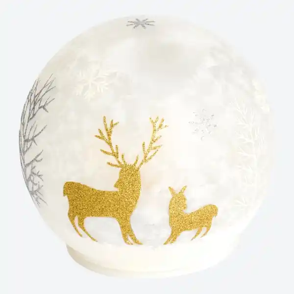 Bild 2 von LED-Glaskugel "Winterzauber" mit Timerfunktion
