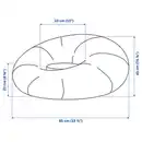 Bild 2 von BRÄNNBOLL Gamingsessel aufblasbar, leuchtend grün