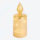 Bild 4 von LED-Glaskerze in Gold-Optik