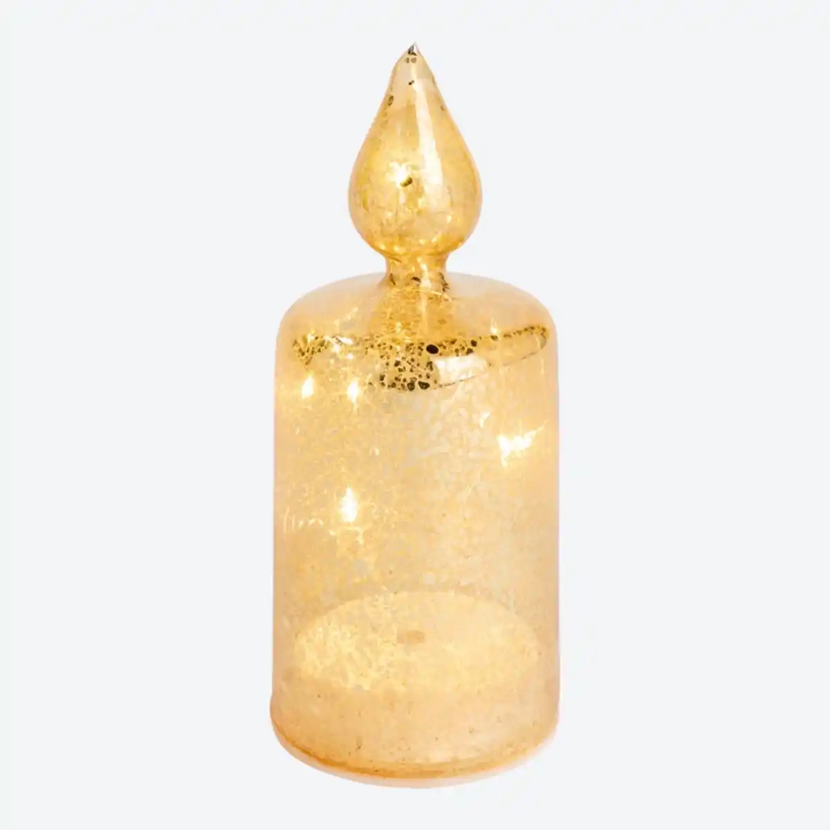 Bild 4 von LED-Glaskerze in Gold-Optik