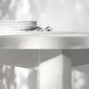 Bild 4 von VIHALS Tisch, weiß/weiß, 107 cm