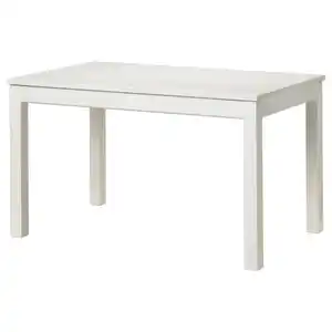 LANEBERG Ausziehtisch, weiß, 130/190x80 cm